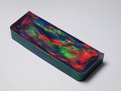 Dark/Orange Aurora Opal - Slab